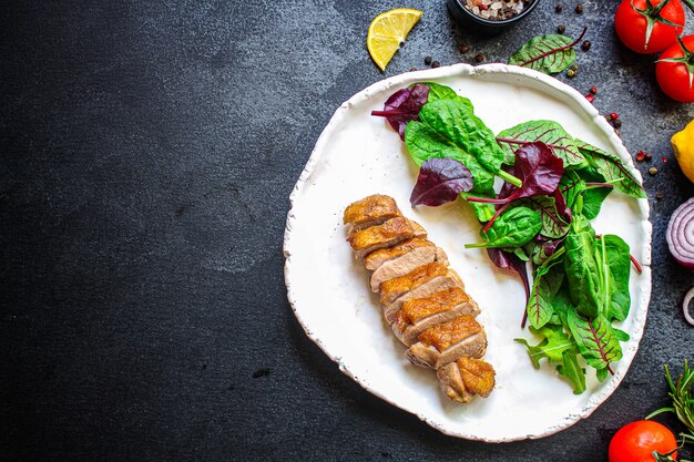 Duck breast salad