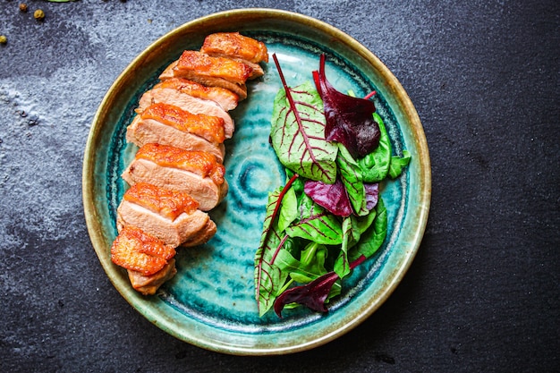 duck breast salad