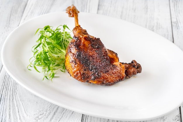 Duck Confit - een Frans gerecht gemaakt met de eendenbouten