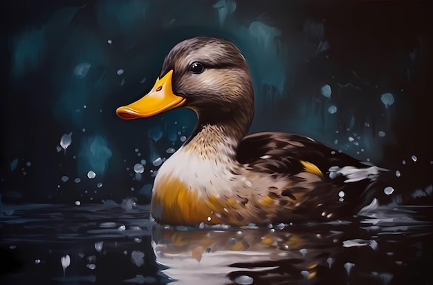 duck drawing