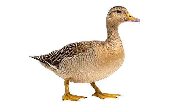 Duck isolated in no background Clipping Path included for easy extraction