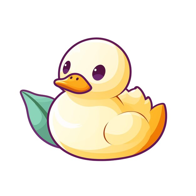 duck isolated on a white background