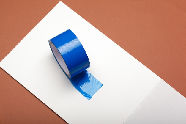 Duct tape on a paper 