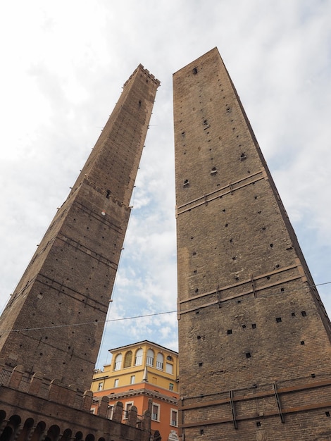 Due torri Twee torens in Bologna