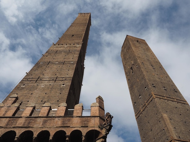 Due torri Twee torens in Bologna