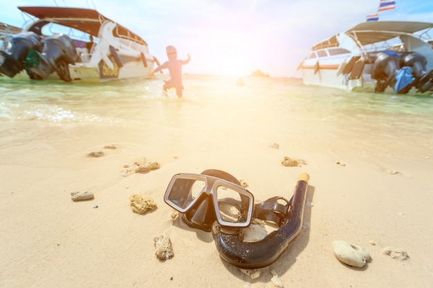 Duik masker en snorkel, snorkelen