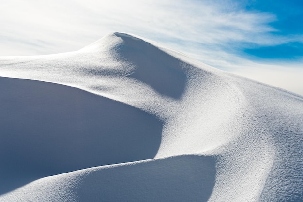 Duin van sneeuw