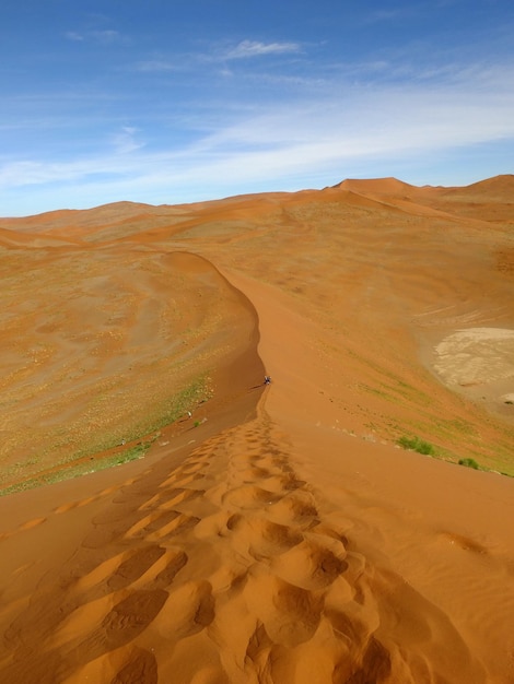 Duinen in Namib woestijn Sossusvlei Namibië