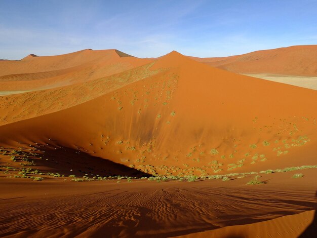 Duinen in Namib woestijn Sossusvlei Namibië