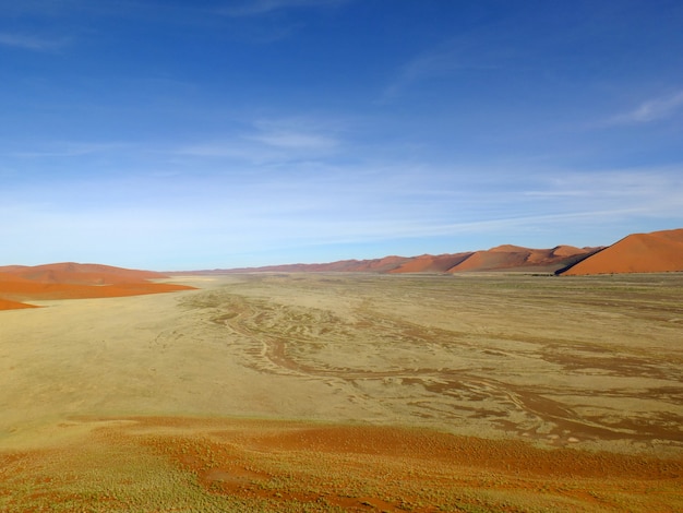 Duinen in Namib-woestijn, Sossusvlei, Namibië