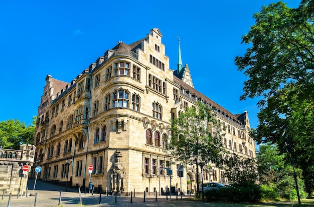 Duisburg city hall in north rhinewestphalia germany