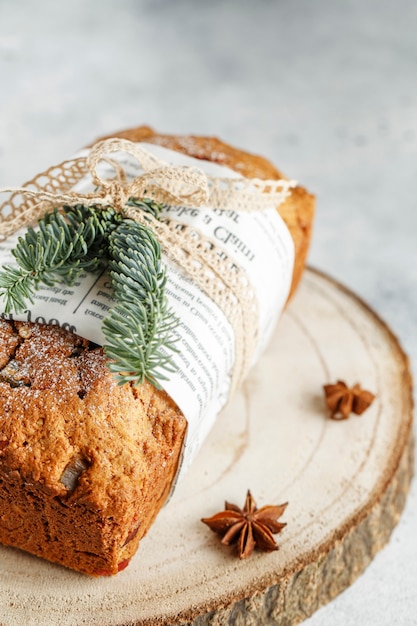 Duits brood gegeten tijdens de kerstperiode