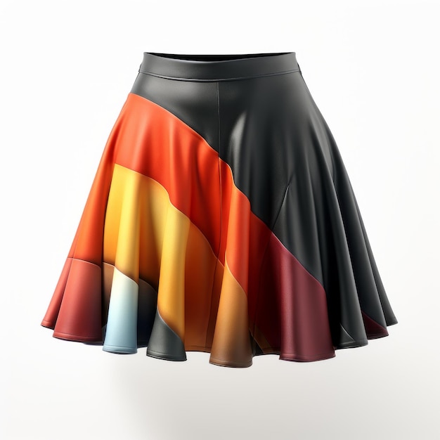 Foto duits geïnspireerde zbrush rok leggings minimalistische illustrator stijl