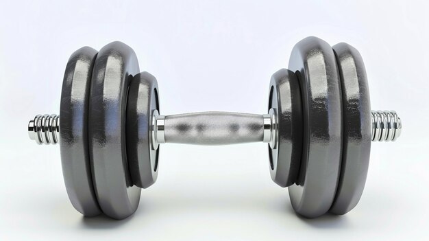 Photo dumbbell isolated on white background