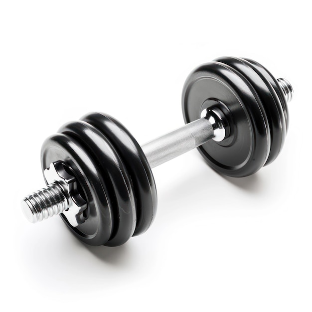 Dumbbell op witte achtergrond