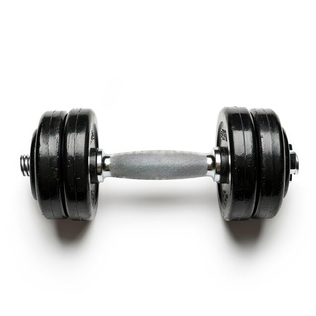 Dumbbell op witte achtergrond