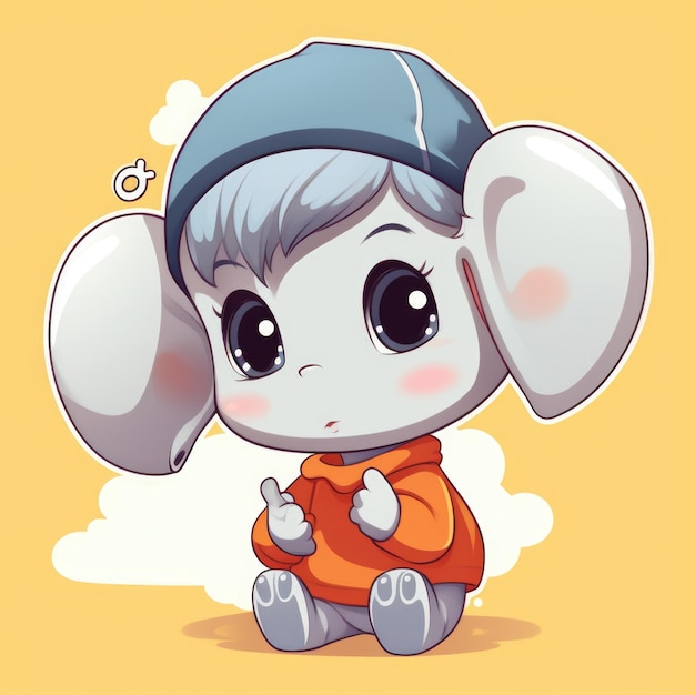 Dumbo cartoon character Generative AI