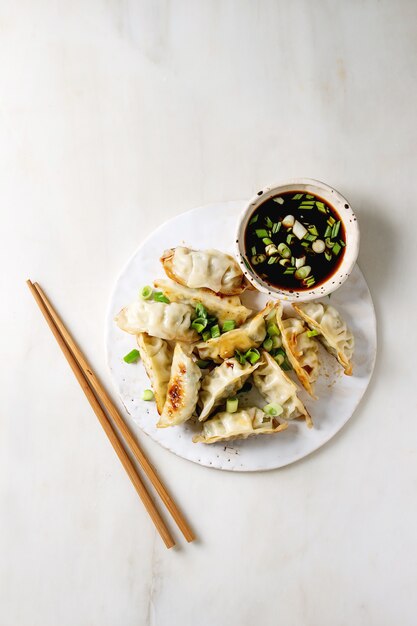 Dumplings Gyozas potstickers