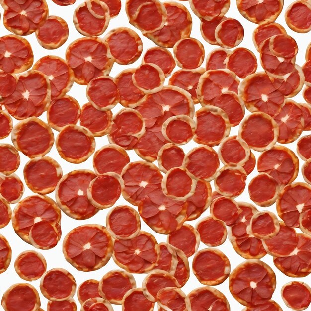 Dun gesneden pepperoni is een populaire pizza topping in Americanstyle pizzeria's