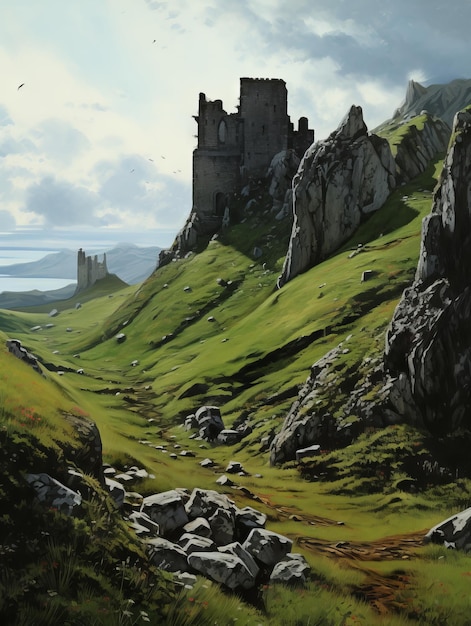 Dunsinane hill where macbeth makes his last stand a steep