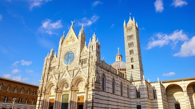 Duomo di Siena of Metropolitan kathedraal van Santa Maria Assunta in Siena, Toscane, Italië.