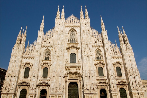 Foto duomo vista milano italia europa