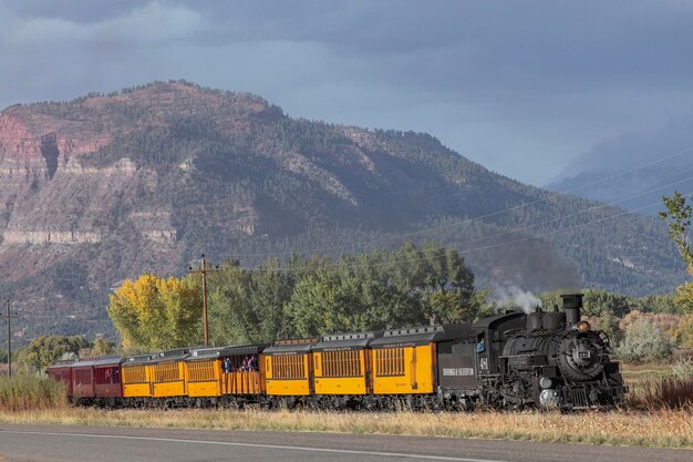 Durango en Silverton smalspoorbaan San Juan Mountains Colorado USA