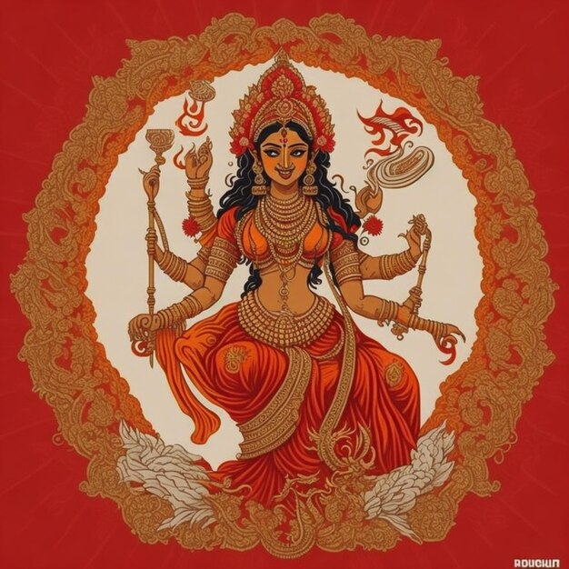 Durga ashtami background