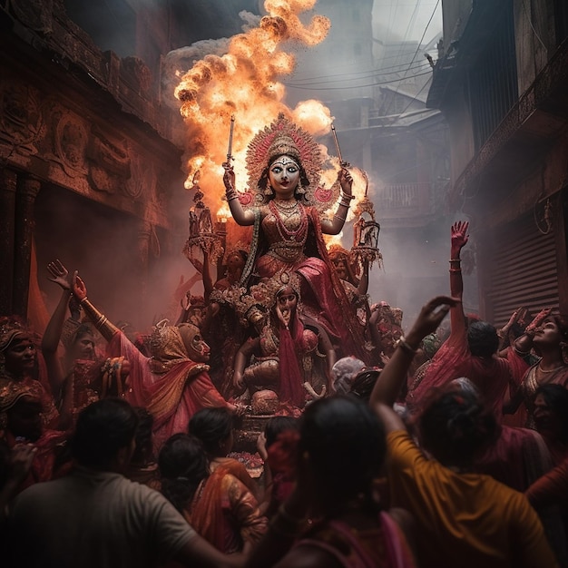 Photo durga personified