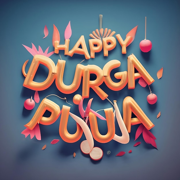 Durga Puja puja AI 생성 이미지