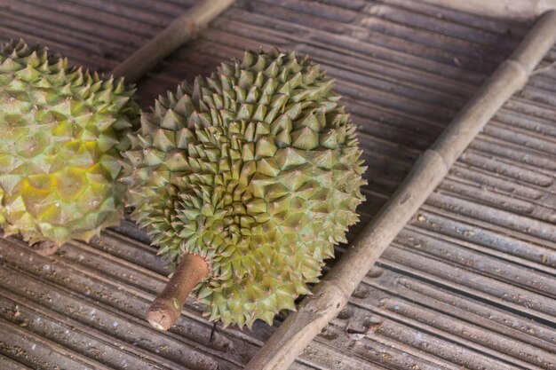 Duriaanse koning van fruit zo zoet en smakelijk in Thailand