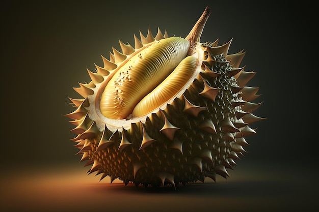 Durian fruit marang food wallpaper ai generated art