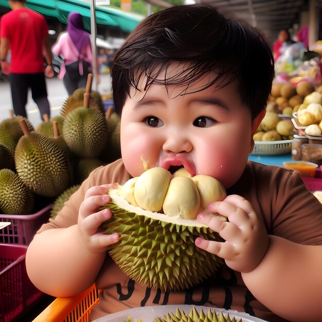 Photo durian kid