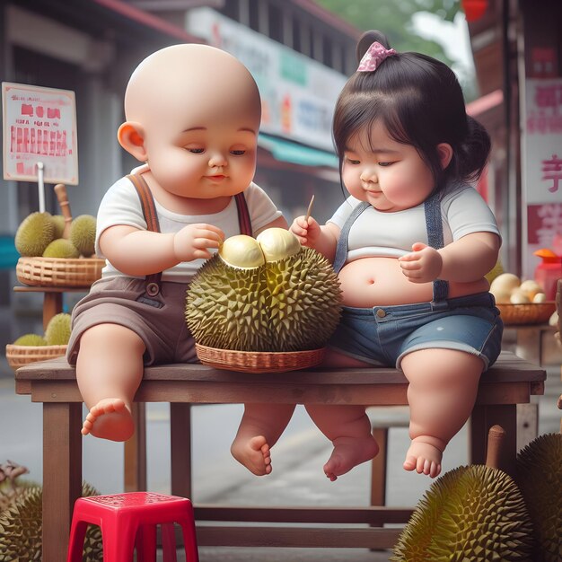 Photo durian kid