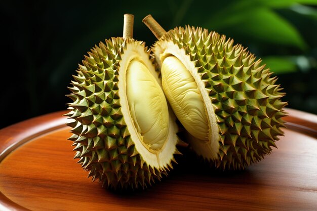 Durian on table