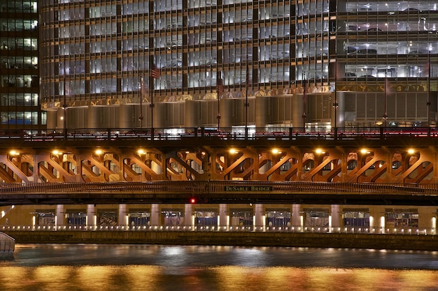 Photo dusable bridge in chicago