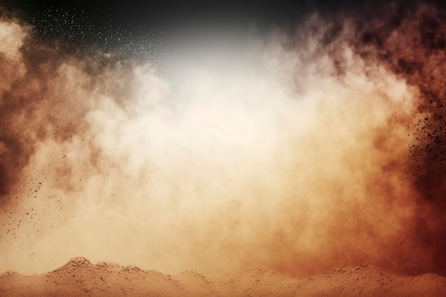 Dust background copy space mockup