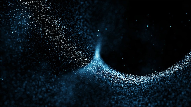 Dust blue wave abstract background