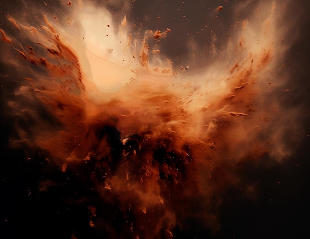 Dust explosion texture for compositing