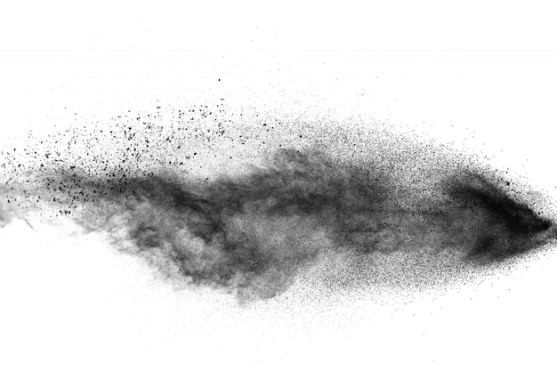 Dust particle splash background