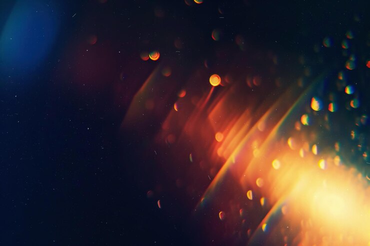 Photo dusted sun lens flare overlays for magical photo effects
