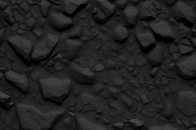 Dusty black surface texture