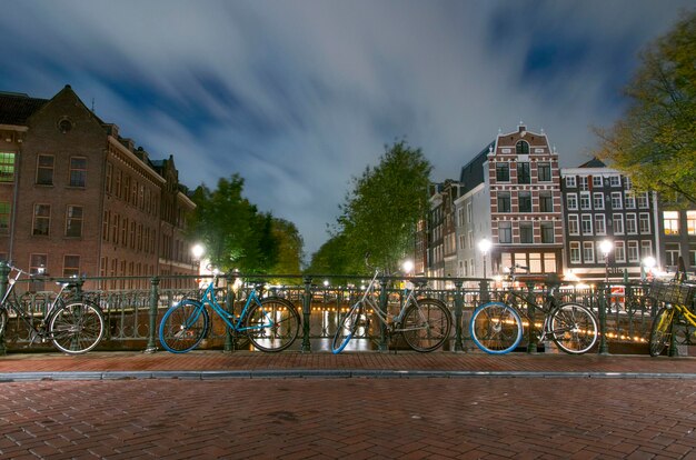 Dutch bicycles, Amsterdam canal