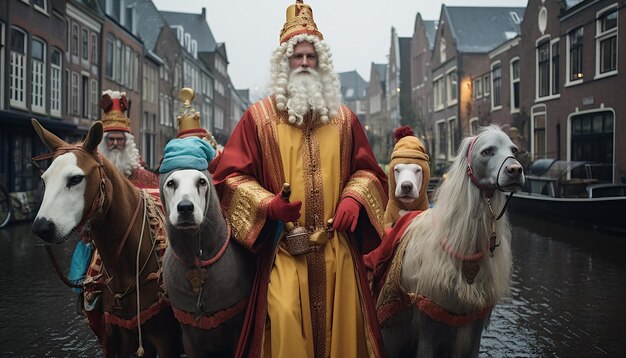 Photo the dutch sinterklaas