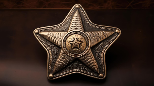 Photo duty police badge star