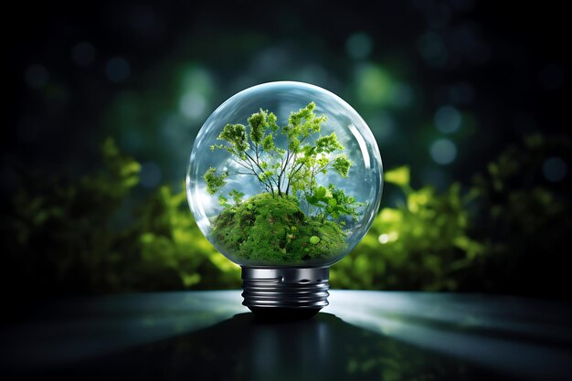 Duurzame energie-efficiënte verlichtingsoplossingen toekomstvisie