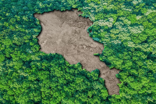 Duurzame habitatkaart van Armenië, Milieuconcept