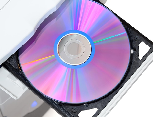 Dvd in open tray