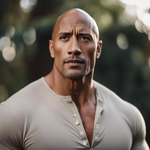 Dwayne Johnson American actor movie scene portrait picture