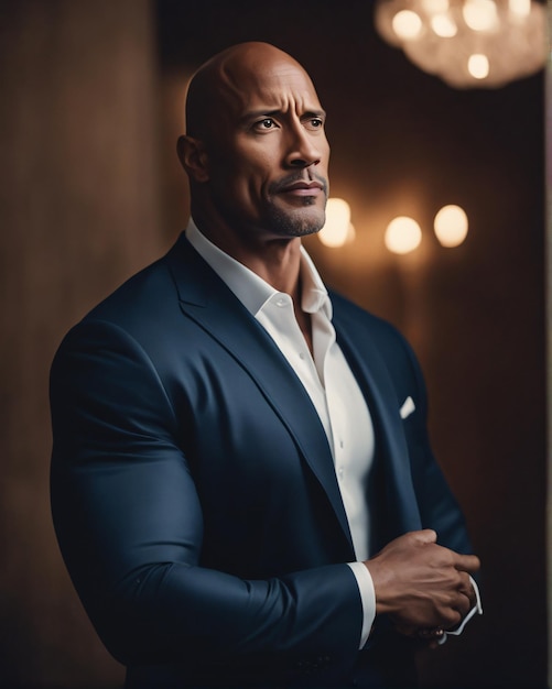 Premium Photo | Dwayne Johnson picture American actor